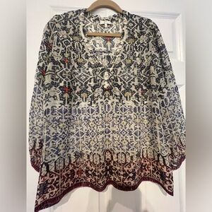 Joie 100% Silk Top medium